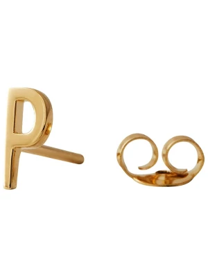 Design Letters Pozłacane kolczyki-wkrętki "Archetypes" rozmiar: onesize złoty