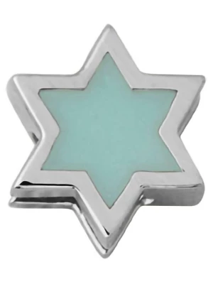 Design Letters Srebrny charms "Star" - Ø 0,6 cm rozmiar: onesize