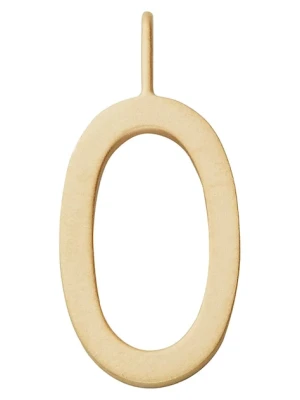 Design Letters zawieszka ze srebra pokrytego złotem