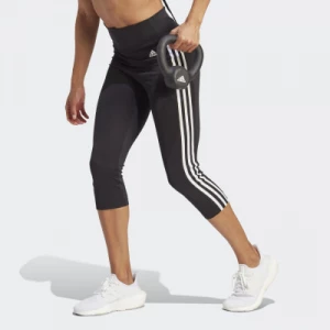 Designed to Move High-Rise 3-Stripes 3/4 Sport Leggings adidas