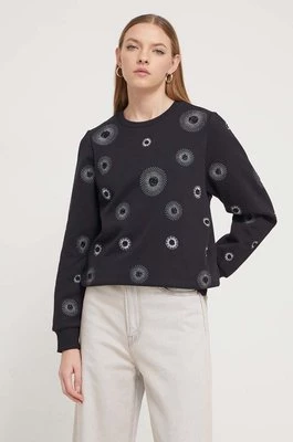 Desigual bluza JOYTA damska kolor czarny z aplikacją 24SWSK07