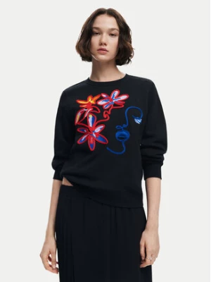 Desigual Bluza Lady 24WWSK16 Czarny Regular Fit