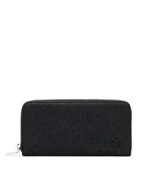 Desigual Duży Portfel Damski 25SAYP03 Czarny