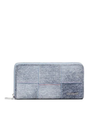 Desigual Duży Portfel Damski 25SAYP49 Szary