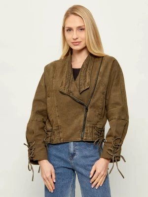 Desigual Jeansowa ramoneska CHAQ_NAYELI | Cropped Fit