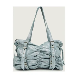 Desigual Jeansowa torebka na ramię LEIRIA FRUNCIDO