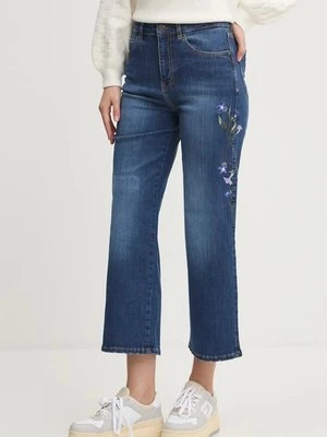 Desigual jeansy AIMAR damskie high waist 24WWDD18