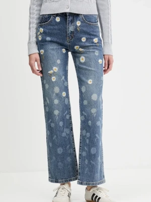 Desigual jeansy DAISYS damskie high waist 25WWDD16