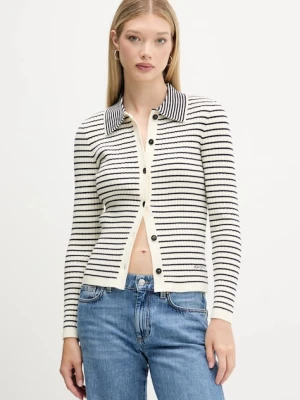 Desigual kardigan SITKA damski kolor beżowy 25WWJF19