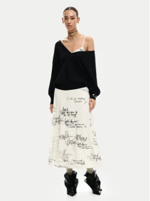 Desigual Komplet sweter i sukienka Morisot 26SWVK33 Écru Regular Fit