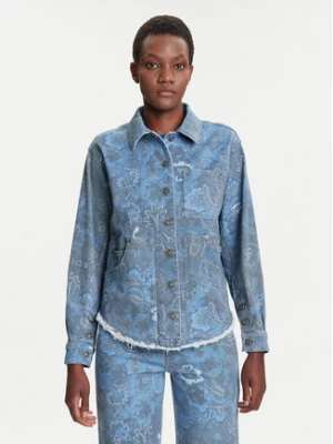 Desigual Koszula jeansowa Pasleyblue 25WWEW68 Niebieski Loose Fit