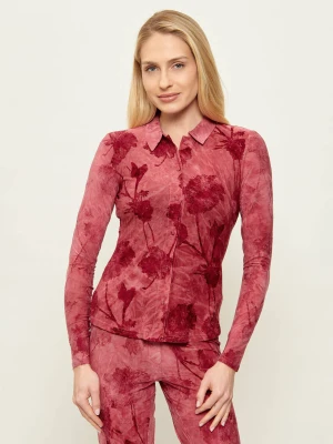 Desigual Koszula Londres | Slim Fit różowy