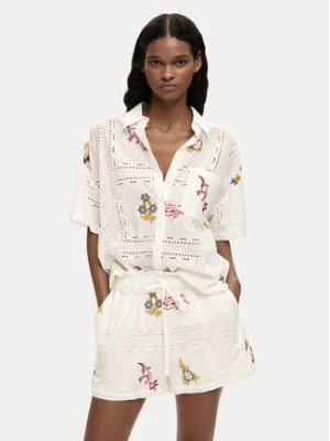 Desigual Koszula Martin 26SWCW30 Biały Regular Fit