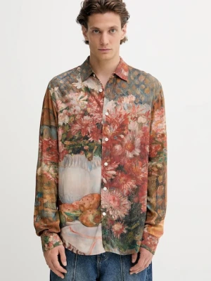 Desigual koszula MILO męska kolor multicolor regular z kołnierzykiem klasycznym 25WMCW18