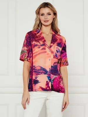 Desigual Koszula PARADISE_LACROIX | Loose fit