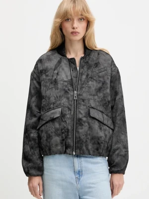 Desigual kurtka bomber FANTASY kolor czarny przejściowa oversize 25WWEW26