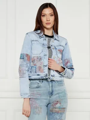 Desigual Kurtka jeansowa CHAQ_LOS ANGELES | Regular Fit