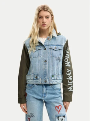 Desigual Kurtka jeansowa Kiss Mic 26SWED07 Niebieski Regular Fit