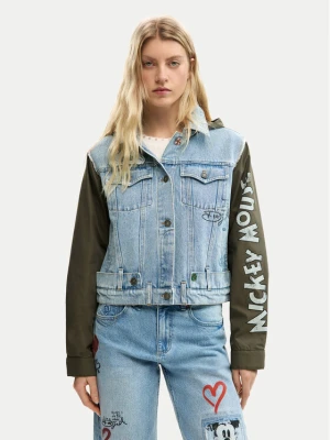 Desigual Kurtka jeansowa Kiss Mic 26SWED07 Niebieski Regular Fit