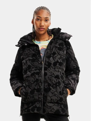 Desigual Kurtka przejściowa 23WWEWB2 Czarny Regular Fit