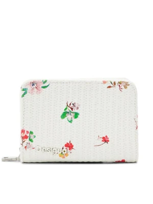 Desigual Mały Portfel Damski 24SAYP13 Écru