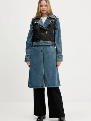 Desigual płaszcz jeansowy DENIMBIK