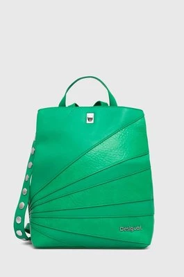 Desigual plecak MACHINA SUMY kolor zielony mały gładki 24SAKP22