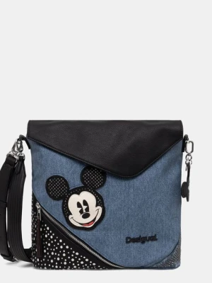 Desigual plecak MICKEY DEN damski kolor niebieski duży wzorzysty 24WAKP32