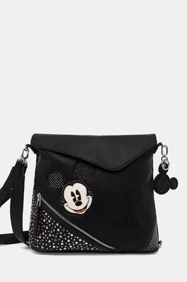 Desigual plecak MICKEY STUDSTYLE JER damski kolor czarny duży z aplikacją 24WAKP21