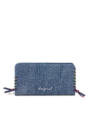 Desigual Portfel 26SAYD05 Niebieski