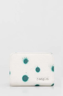 Desigual portfel NEW SPLATTER MAYA kolor biały 24SAYP11