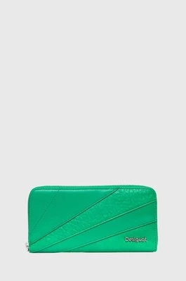Desigual portfel MACHINA FIONA kolor zielony 24SAYP25
