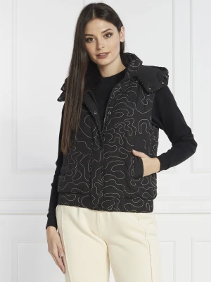 Desigual Puchowy bezrękawnik | Regular Fit