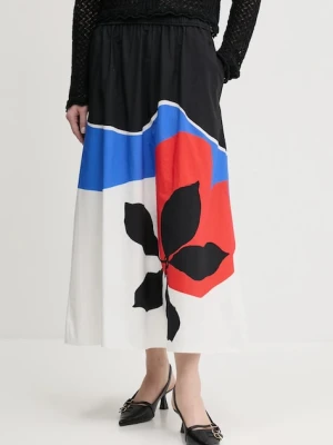 Desigual spódnica bawełniana FLOR ONDAS_LACROIX