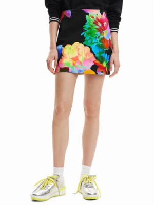 Desigual Spódnica mini 23SWFW09 Kolorowy Slim Fit