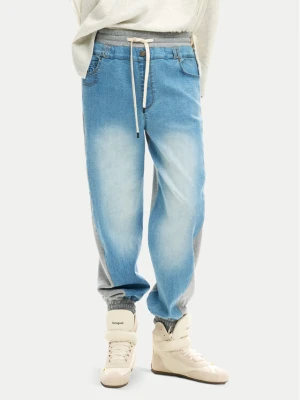 Desigual Spodnie dresowe Sportti 26SWDD42 Szary Relaxed Fit