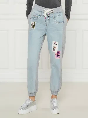 Desigual Spodnie jogger MINNIE Desigual X Disney | Regular Fit