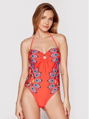 Desigual Strój kąpielowy Waikiki 21SWMK30 Czerwony