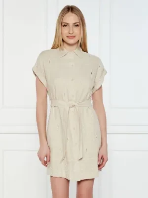 Desigual Sukienka AVINYON | z dodatkiem lnu