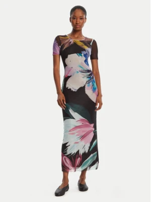 Desigual Sukienka codzienna Bernadette 25WWVK19 Kolorowy Slim Fit