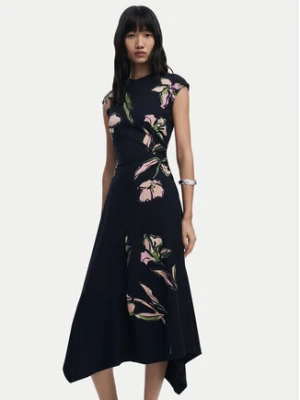 Desigual Sukienka codzienna Katrina 25WWVK12 Czarny Slim Fit