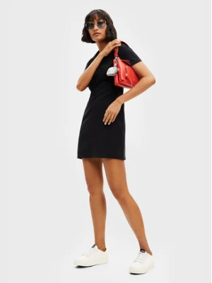Desigual Sukienka codzienna Keira 22WWVW46 Czarny Slim Fit