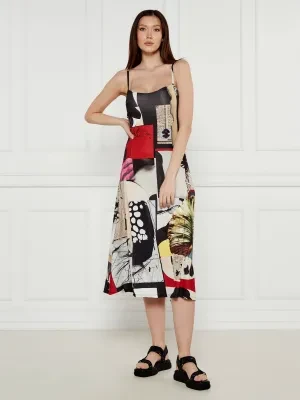Desigual Sukienka Desigual x M. Christian Lacroix NEWSPAPER