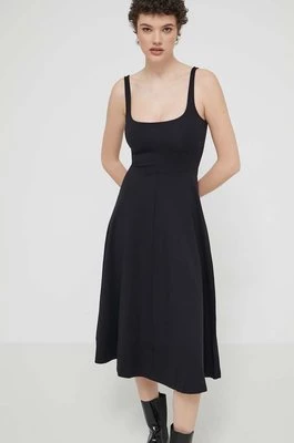 Desigual sukienka HARIA kolor czarny mini rozkloszowana 24SWVK06
