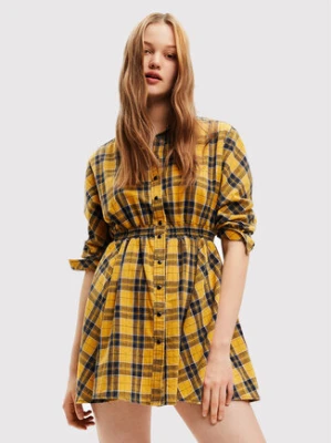 Desigual Sukienka koszulowa Verona 22WWVW69 Żółty Regular Fit