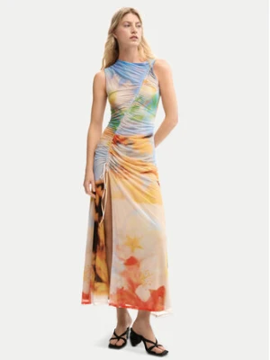 Desigual Sukienka letnia Jade 26SWVK38 Kolorowy Slim Fit