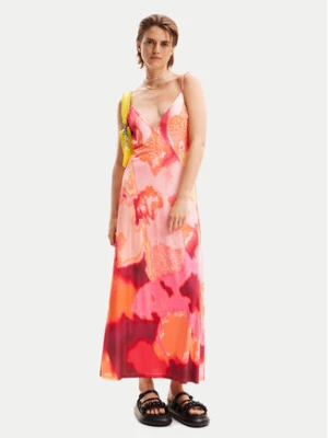 Desigual Sukienka letnia Nerea 24SWVK19 Różowy Regular Fit