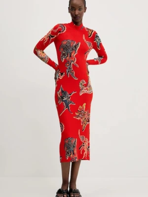 Desigual sukienka MELTED PAISLEYS_LACROI