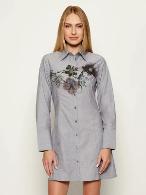 Desigual Sukienka VEST_INKY_ANTHRACITE | DESIGUAL X MR. CHRISTIAN LACROIX