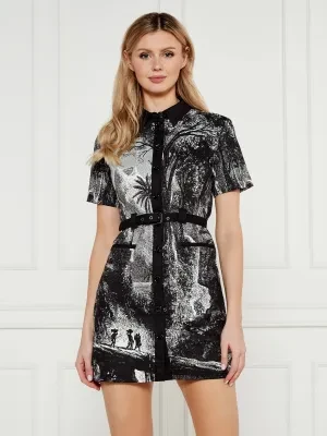 Desigual Sukienka z paskiem Desigual x M. Christian Lacroix TROPIC